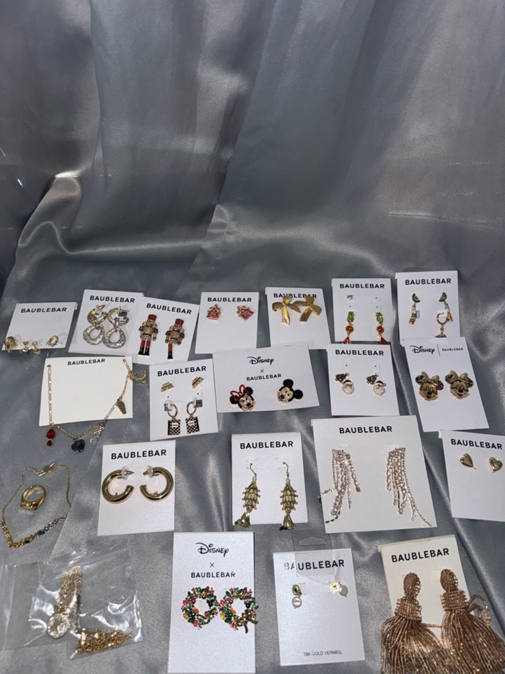 BaubleBar Gold and Multicolor Disney-Inspired Earring Collection